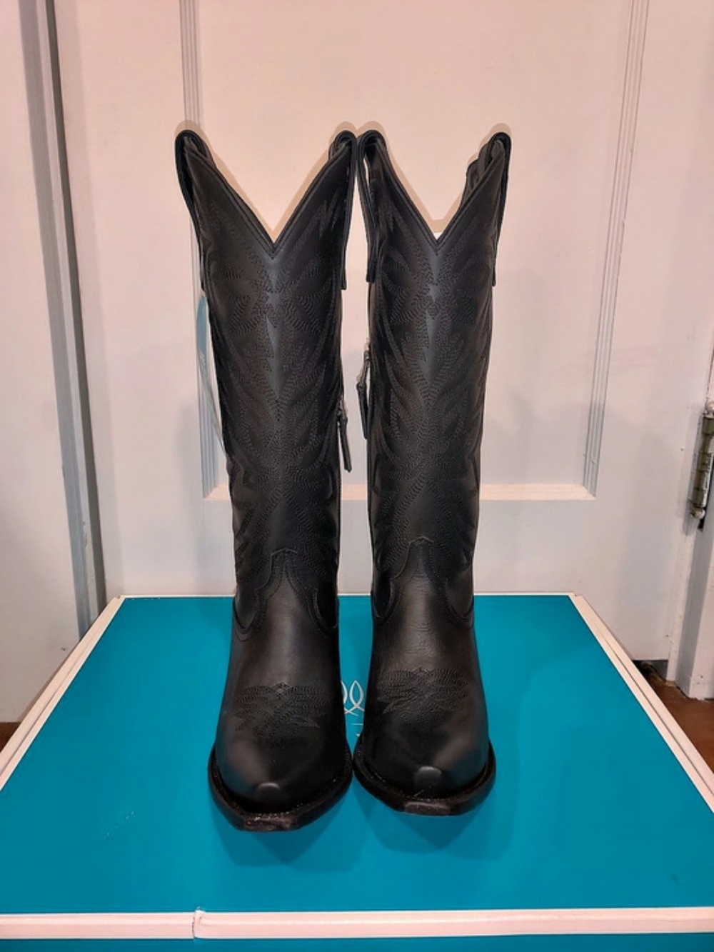 Lane Boots Smokeshow Cowboy Cowgirl Boots Jet Black US 8 NWT - Picture 4 of 10